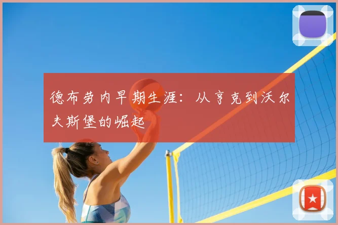 德布劳内早期生涯：从亨克到沃尔夫斯堡的崛起